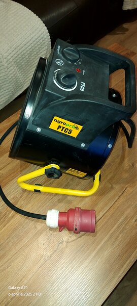 Vand aeroterma puternica 380 V 5K.