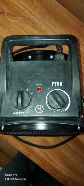 Vand aeroterma puternica 380 V 5K.